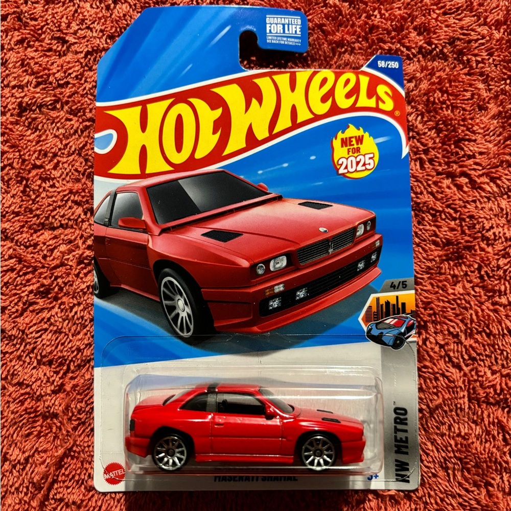 Mattel Hot Wheels Red and Blue Muscle Car